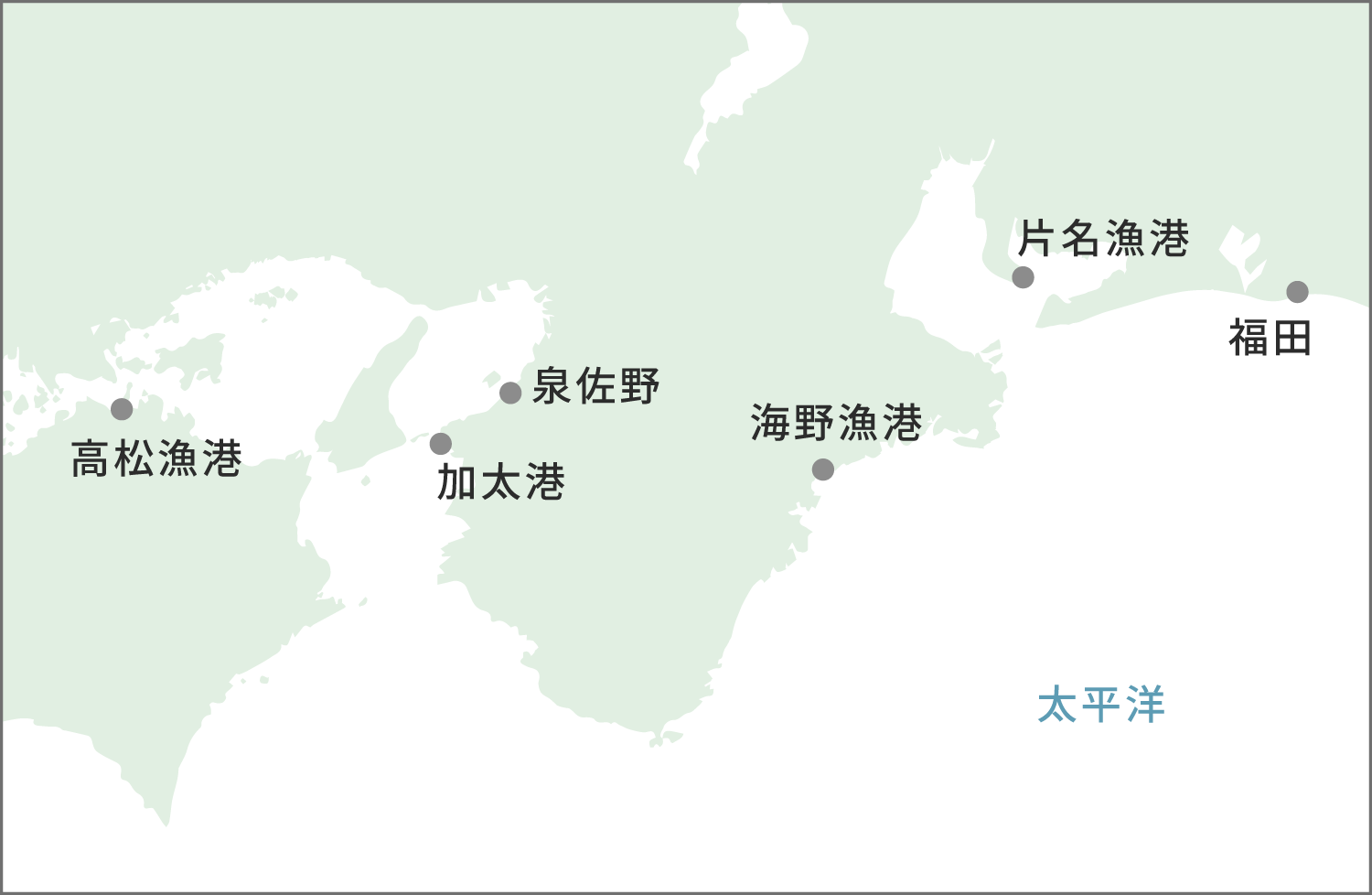 大阪・和歌山・三重・愛知・遠州灘