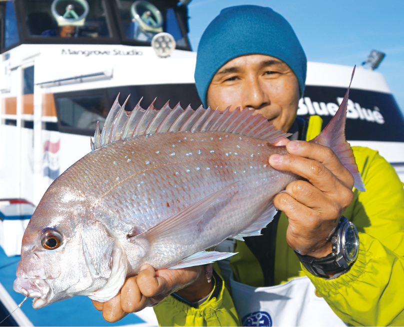 【注目3ターゲット　マダイ・ヒラメ・ワラサ】 高水温で遅れ気味も気配あり秋冬はやっぱりコマセダイ！