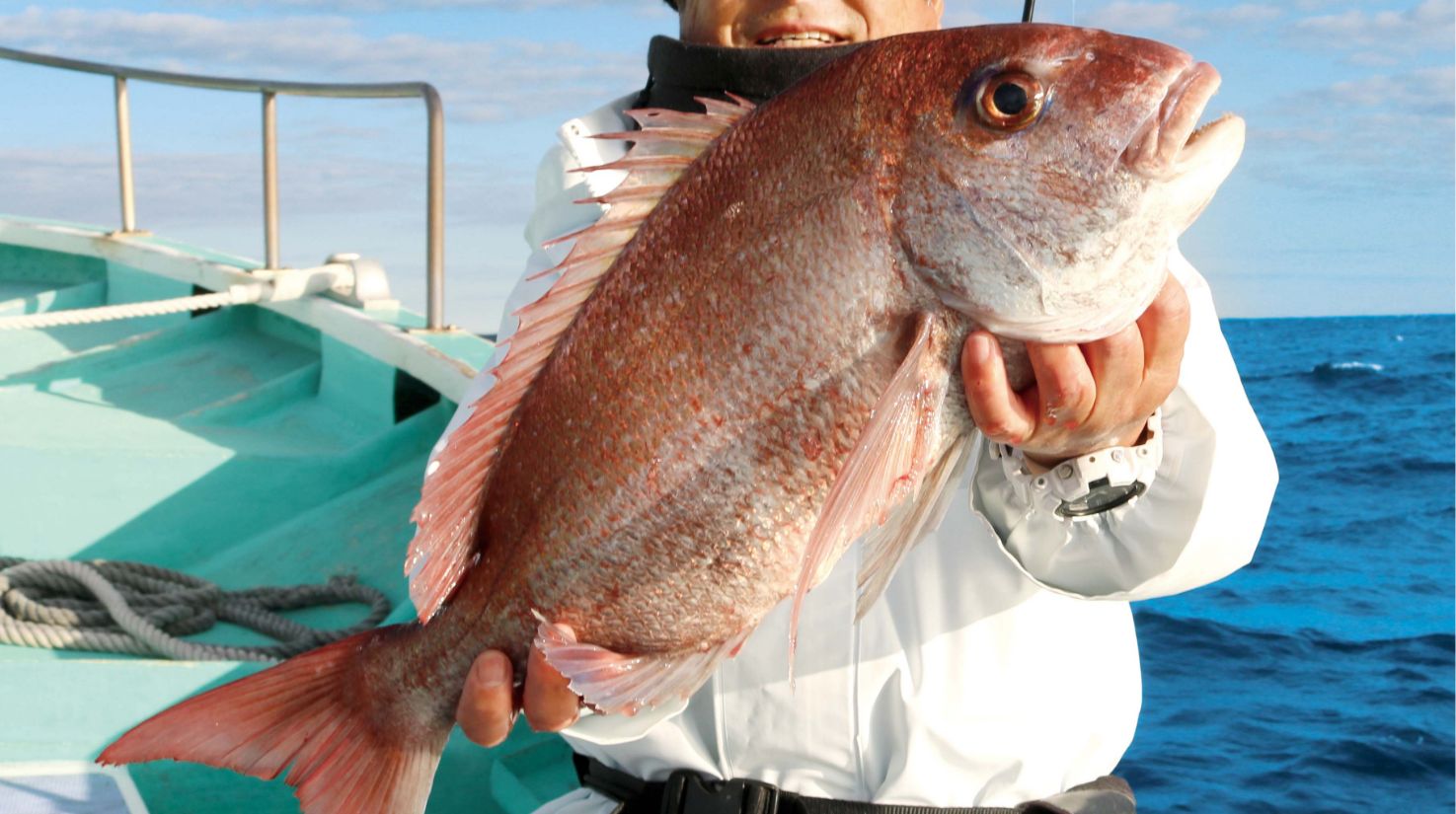 【ブリ＆マダイ】テンヤで中ダイ高確率中！ 水深浅く10号まででＯＫ
